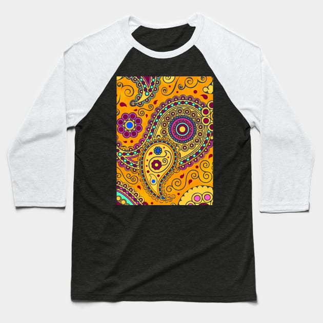 African Style No3 Baseball T-Shirt by Jirka Svetlik